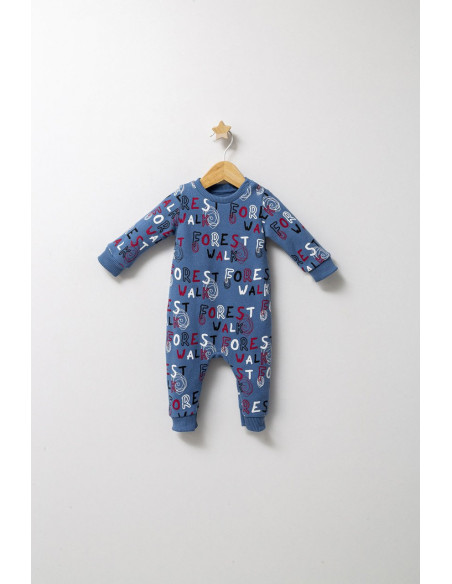 UP-tgs_4581_7,Salopeta pentru bebelusi de iarna Forest, Tongs baby, baietei, Verde