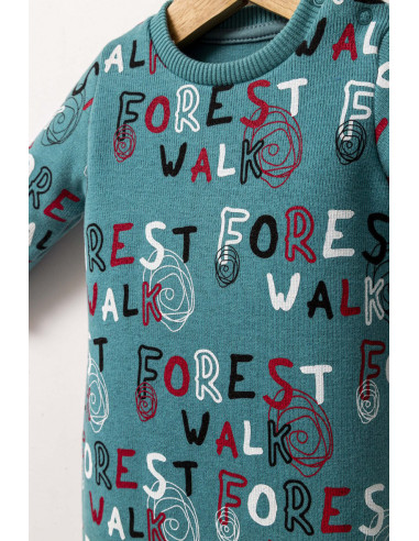 UP-tgs_4581_7,Salopeta pentru bebelusi de iarna Forest, Tongs baby, baietei, Verde