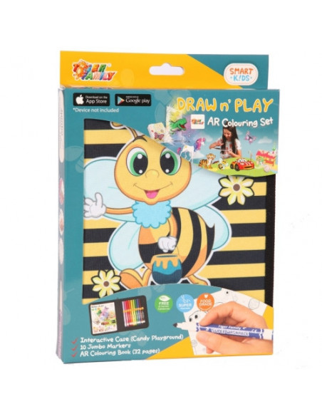 Penar Echipat Draw N Play Motiv Honey Bee,SKCM18-C06 Penar Echipat Draw N Play Motiv Honey Bee,SKCM18-C06