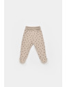 UP-BC-CSY5627-6,Set 2 pantaloni cu botosei bebe unisex Girafa, Baby Cosy, 100% bumbac organic