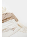 UP-BC-CSY5627-6,Set 2 pantaloni cu botosei bebe unisex Girafa, Baby Cosy, 100% bumbac organic