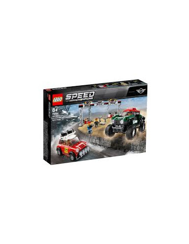 Lego Speed Champions 1967 Mini Cooper S Rally Și Automobil