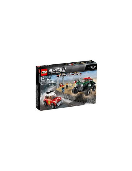 Lego Speed Champions 1967 Mini Cooper S Rally Și Automobil