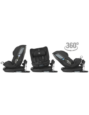 323085260,Scaun auto rotativ iSize Coccolle Velsa Jet black