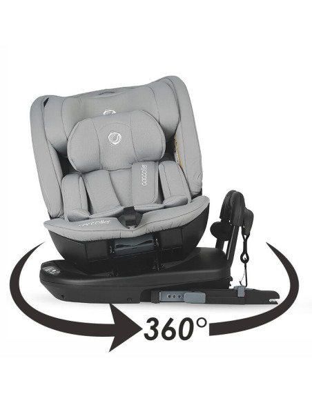 323085271,Scaun auto rotativ iSize Coccolle Velsa Neutral grey