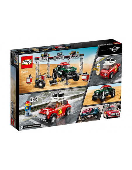 Lego Speed Champions 1967 Mini Cooper S Rally Și Automobil
