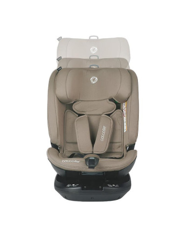 323085243,Scaun auto rotativ iSize Coccolle Velsa Taupe brown