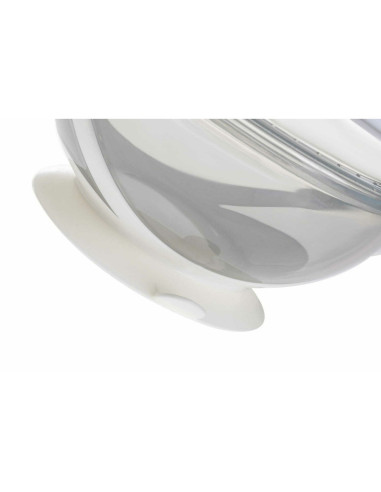 BN-BOC0545,Bocioland - Castron cu ventuza si lingurita, Fara BPA, 360 ml, 6 luni+, Gri
