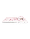 BN-6426972022248,Qmini - Prosop mare cu gluga, Dimensiune 100x100 cm, Din bumbac si thermo fleece, Materiale certificate Oeko Te