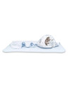 BN-6426972022255,Qmini - Prosop mare cu gluga, Dimensiune 100x100 cm, Din bumbac si thermo fleece, Materiale certificate Oeko Te
