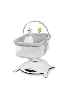 BN-LO-BELLA_SET_GREY_CONCRETE,Lionelo - Set 2 in 1, Balansoar si landou Bella, Rotative 360, Ecran tactil si telecomanda, Electr 2