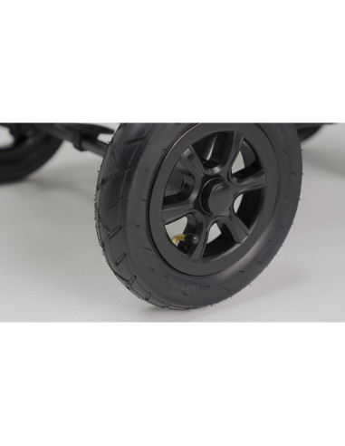 BN-LO-NATT_BLACK_ONYX,Lionelo - Carucior sport Natt, De la nastere, Cu accesorii si capotina XXL reglabila, 0 - 22 kg, Conform c