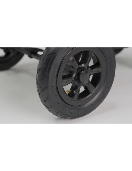 BN-LO-NATT_BLACK_ONYX,Lionelo - Carucior sport Natt, De la nastere, Cu accesorii si capotina XXL reglabila, 0 - 22 kg, Conform c