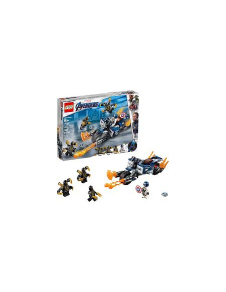 Lego Super Heroes Captain America Atacul Outriderilor