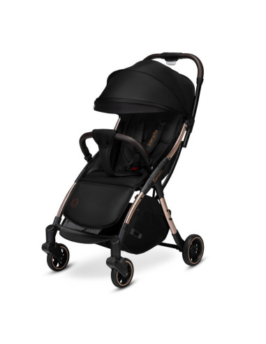 BN-LO-JULIE_ONE_BLACK_GOLD,Lionelo - Carucior sport Julie One, De la nastere, Greutate redusa, Cu accesorii, Cadru din aluminiu,