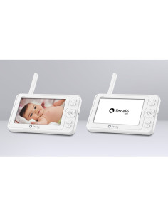 BN-LOC-BABYLINE_6.2_WHITE,Lionelo - Video monitor Babyline 6.2, Conexiune Wi-Fi, Pana la 8h de functionare, Comunicare bidirecti 2