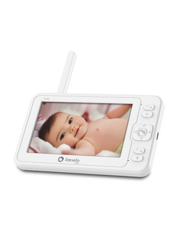 BN-LOC-BABYLINE_6.2_WHITE,Lionelo - Video monitor Babyline 6.2, Conexiune Wi-Fi, Pana la 8h de functionare, Comunicare bidirecti