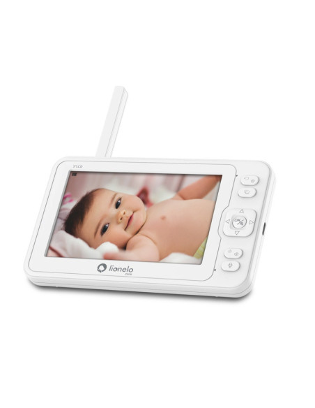 BN-LOC-BABYLINE_6.2_WHITE,Lionelo - Video monitor Babyline 6.2, Conexiune Wi-Fi, Pana la 8h de functionare, Comunicare bidirecti