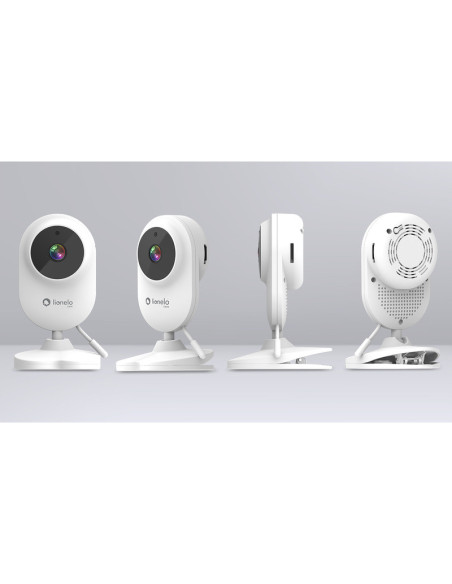 BN-LOC-BABYLINE_6.2_WHITE,Lionelo - Video monitor Babyline 6.2, Conexiune Wi-Fi, Pana la 8h de functionare, Comunicare bidirecti