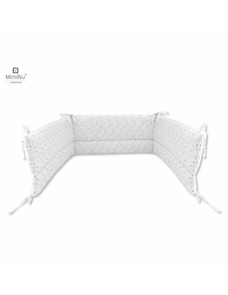 BN-6426972019989,MimiNu - Set lenjerie patut 5 piese, Cu pilota si perna, Din bumbac certificat Oeko Tex Standard 100, Pentru pa BN-6426972019989,MimiNu - Set lenjerie patut 5 piese, Cu pilota si perna, Din bumbac certificat Oeko Tex Standard 100, Pentru pa