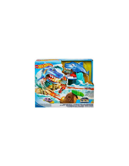 Set de joaca Hot Wheels, City Shark Beach Battle,FNB21