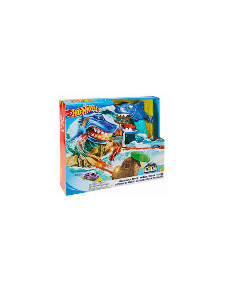 Set de joaca Hot Wheels, City Shark Beach Battle,FNB21
