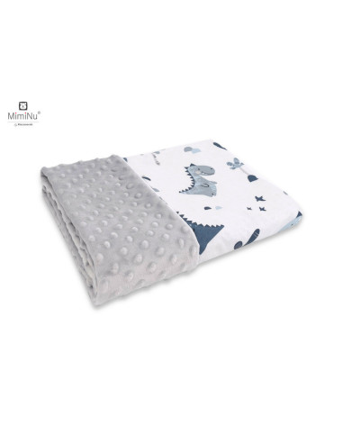 BN-6426972020190,MimiNu - Set pentru bebelusi, 6+1 piese, Cu paturica de infasat, Prosop, Paturica, Cearceaf 120x60 cm, Fata de 
