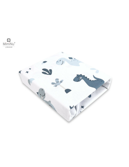 BN-6426972020190,MimiNu - Set pentru bebelusi, 6+1 piese, Cu paturica de infasat, Prosop, Paturica, Cearceaf 120x60 cm, Fata de 