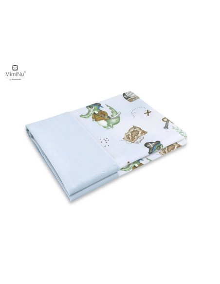 BN-6426972020589,MimiNu - Paturica pufoasa cu doua fete, Dimensiune 75x100 cm, Din tesatura de catifea si bumbac, Materiale cert