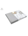 BN-6426972020664,MimiNu - Paturica pufoasa cu doua fete, Dimensiune 75x100 cm, Din tesatura de catifea si bumbac, Materiale cert