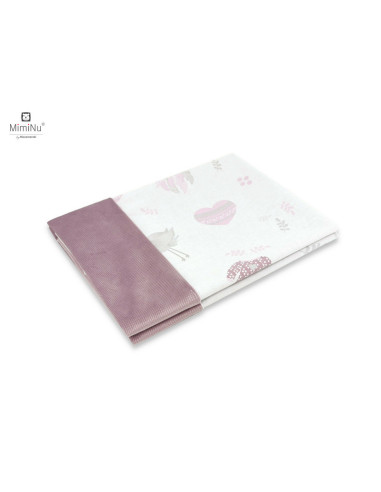BN-6426972020671,MimiNu - Paturica pufoasa cu doua fete, Dimensiune 75x100 cm, Din tesatura de catifea si bumbac, Materiale cert