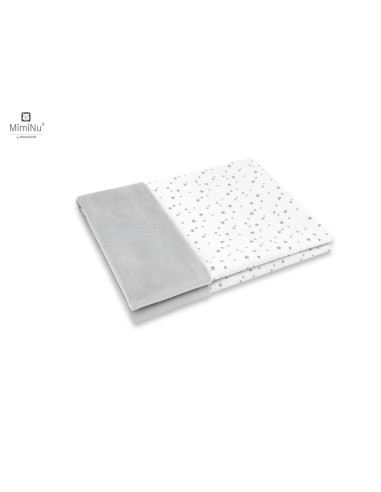 BN-6426972020718,MimiNu - Paturica pufoasa cu doua fete, Dimensiune 75x100 cm, Din tesatura de catifea si bumbac, Materiale cert