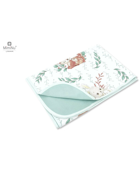 BN-6426972020824,MimiNu - Paturica moale cu doua fete, Dimensiune 75x100 cm, Din bumbac certificat Oeko Tex Standard 100, Lulu N