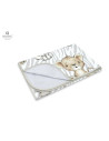 BN-6426972020831,MimiNu - Paturica moale cu doua fete, Dimensiune 75x100 cm, Din bumbac certificat Oeko Tex Standard 100, Safari