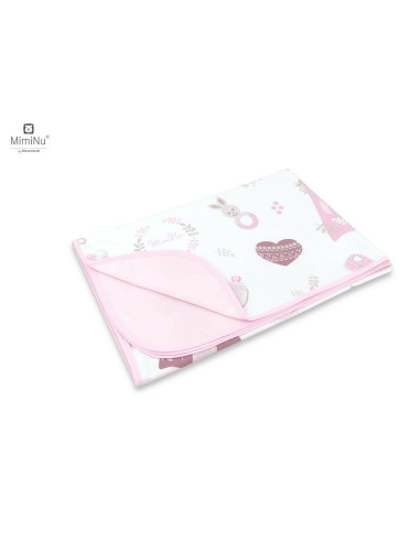 BN-6426972020930,MimiNu - Paturica moale cu doua fete, Dimensiune 75x100 cm, Din bumbac certificat Oeko Tex Standard 100, Baby S