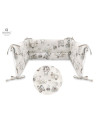 BN-6426972021036,MimiNu - Aparatoare pentru patut 120x60 cm, Din bumbac certificat Oeko Tex Standard 100, Cu inaltimea de 30 cm,