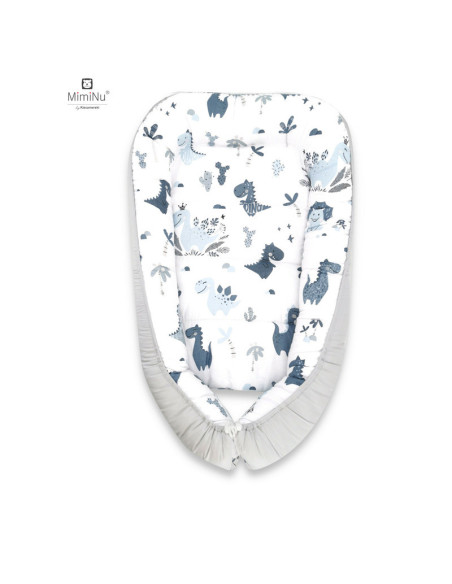 BN-6426972021296,MimiNu - Cosulet bebelus pentru dormit, Baby Cocoon 75x55 cm, Husa 100% bumbac, Din bumbac certificat Oeko Tex 