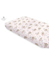 BN-6426972021647,MimiNu - Cearceaf cu elastic pentru patut 120X60 cm, Din bumbac certificat Oeko Tex Standard 100, Design, Littl