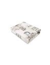 BN-6426972021654,MimiNu - Cearceaf cu elastic pentru patut 120X60 cm, Din bumbac certificat Oeko Tex Standard 100, Design, Zoo o