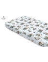 BN-6426972021852,Miminu - Cearceaf cu elastic, Din bumbac certificat Oeko Tex Standard 100, Pentru pat 160x80 cm, Design, Let's 