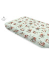 BN-6426972021869,Miminu - Cearceaf cu elastic, Din bumbac certificat Oeko Tex Standard 100, Pentru pat 160x80 cm, Design, Let's 