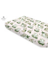 BN-6426972021876,Miminu - Cearceaf cu elastic, Din bumbac certificat Oeko Tex Standard 100, Pentru pat 160x80 cm, Design, Baby A