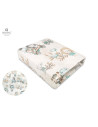 BN-6426972021999,Miminu - Cearceaf cu elastic, Din bumbac certificat Oeko Tex Standard 100, Pentru pat 160x80 cm, Design, Zoo On