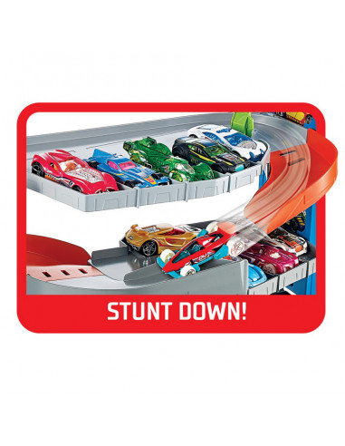 Set de joaca Mattel Hot Wheels Stunt Garage (garajul cu