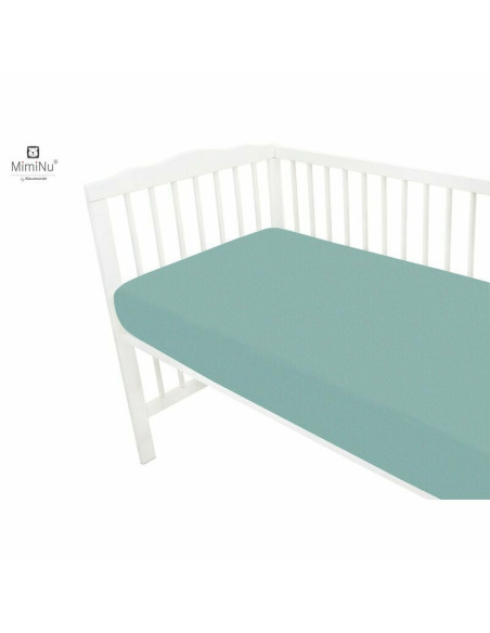BN-6426972022071,MimiNu - Cearceaf cu elastic, Pentru pat 160x80 cm, Din terry, Material certificat Oeko Tex Standard 100, Nepal