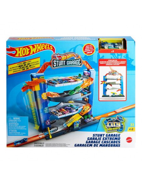 Set de joaca Mattel Hot Wheels Stunt Garage (garajul cu