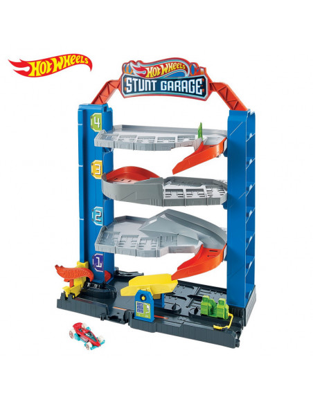 Set de joaca Mattel Hot Wheels Stunt Garage (garajul cu