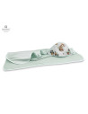 BN-6426972022163,MimiNu - Prosop mare cu gluga, Dimensiune 100x100 cm, Din bumbac si thermo fleece, Materiale certificate Oeko T