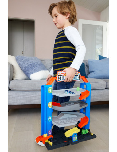 Set de joaca Mattel Hot Wheels Stunt Garage (garajul cu