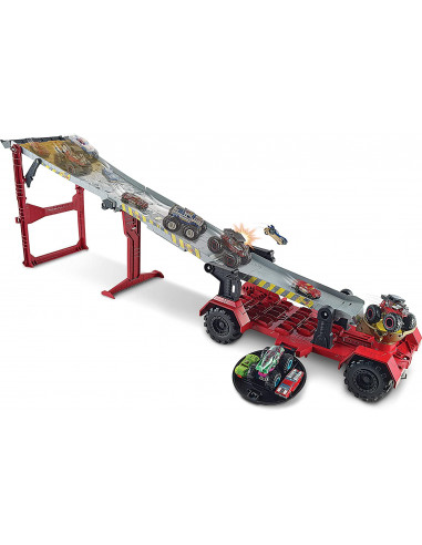 Set de joaca Hot Wheels - Monster Trucks 2 in 1,GFR15